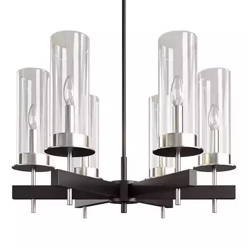 TUXEDO CHANDELIER Low-poly 3D model