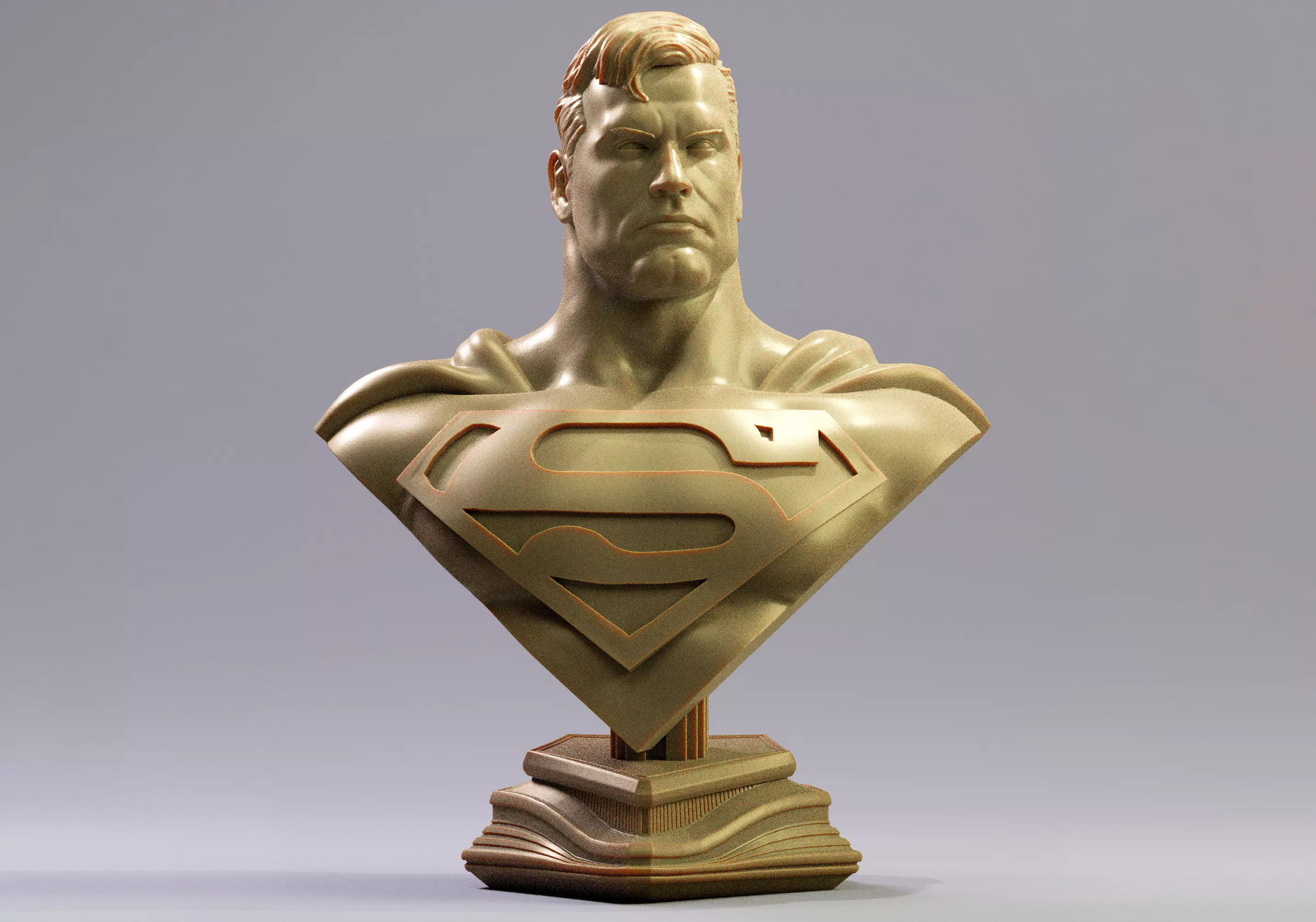 Superman - Bust Free 3D print model_0