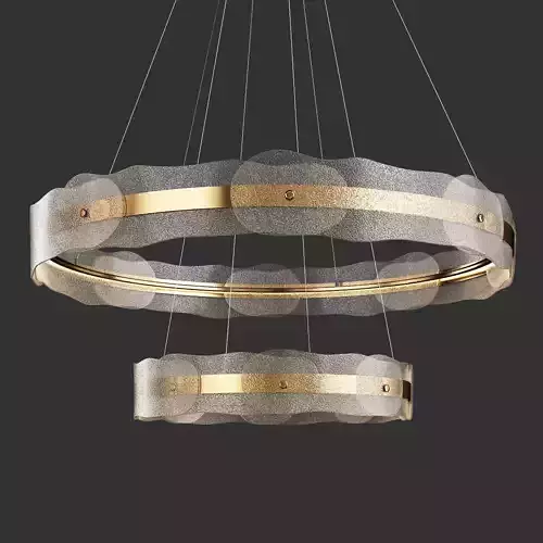 SOLSTICE TIERED PENDANT Low-poly 3D model
