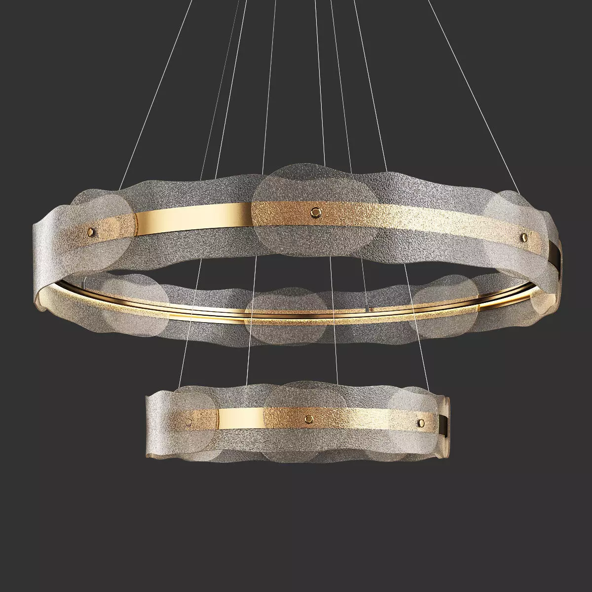 SOLSTICE TIERED PENDANT Low-poly 3D model_0