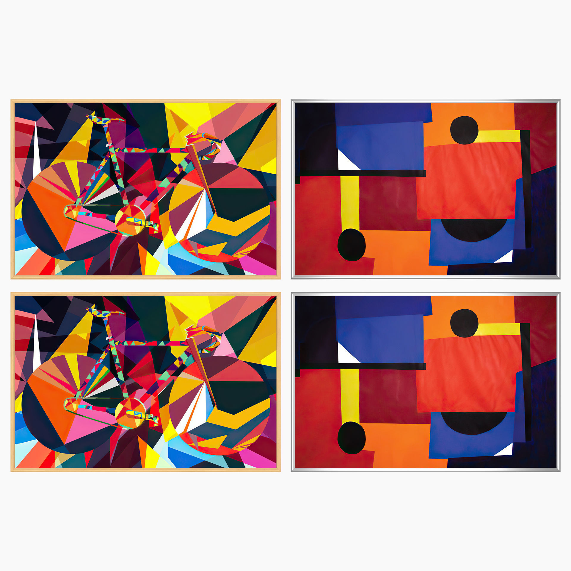 Wall Art Set 3850 3D model_2