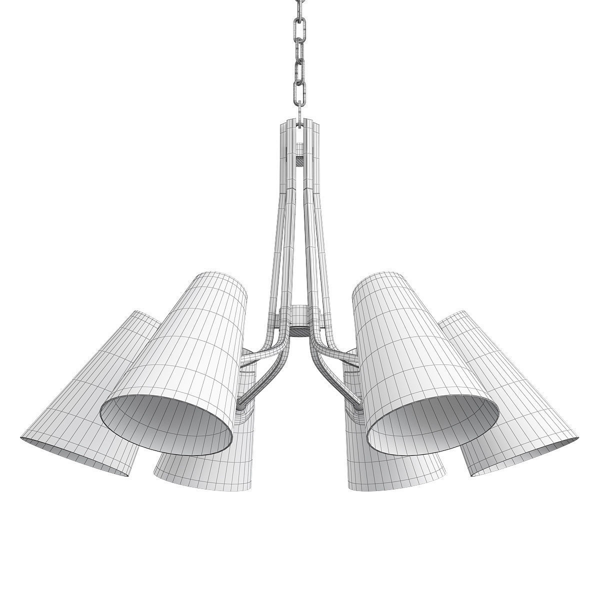 PATTEN CHANDELIER Low-poly 3D model_1
