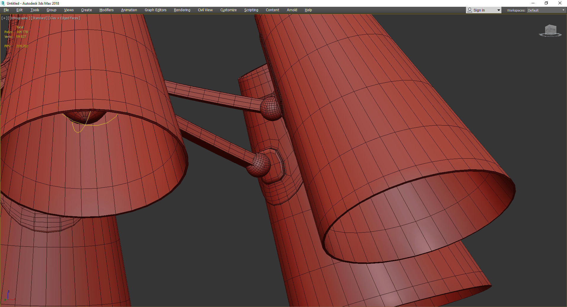 PATTEN CHANDELIER Low-poly 3D model_4