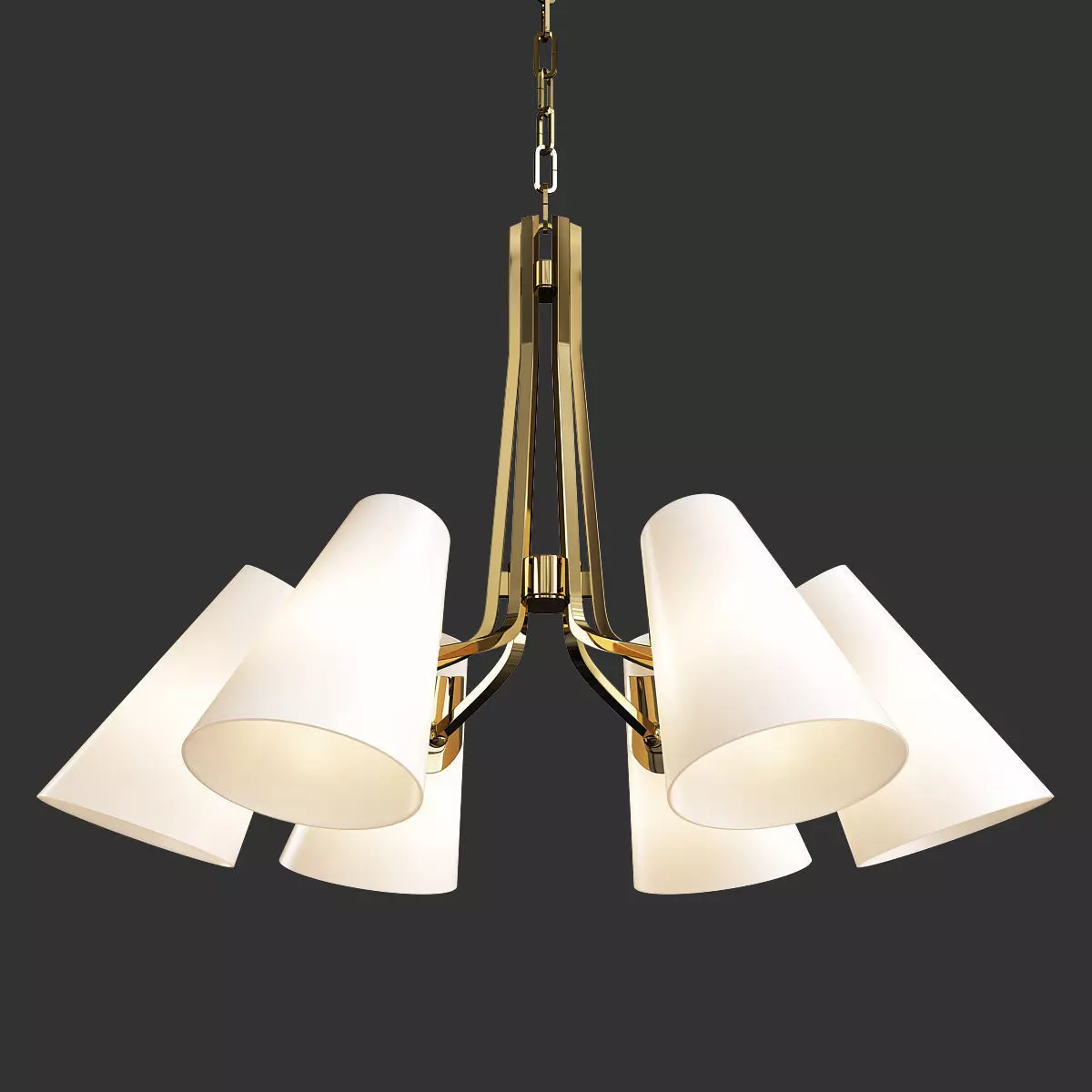PATTEN CHANDELIER Low-poly 3D model_0
