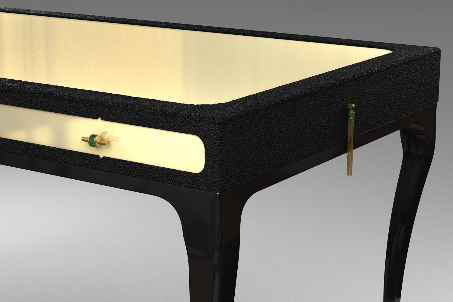 Exotica Desk - bykoket style 3D model_2
