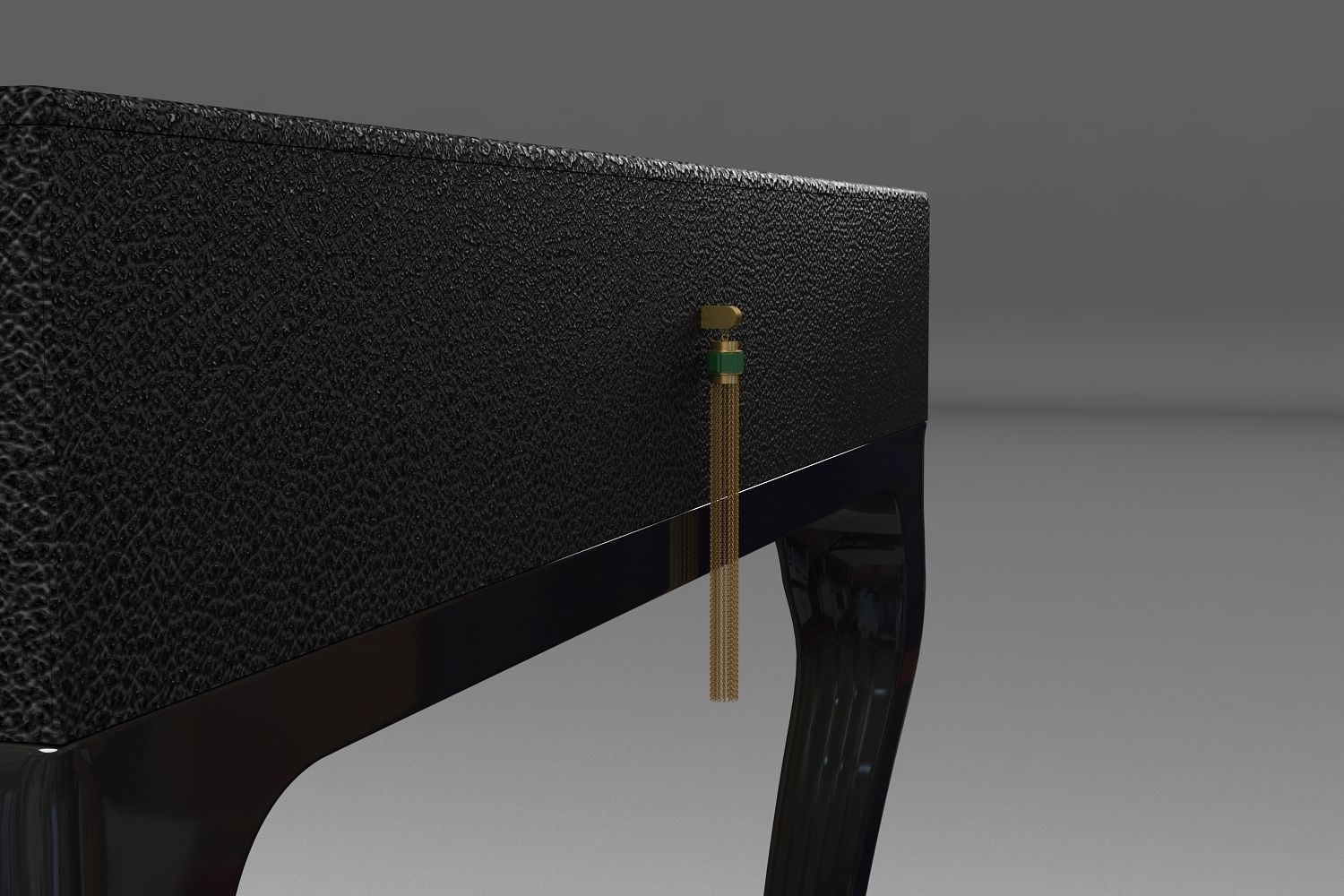 Exotica Desk - bykoket style 3D model_3