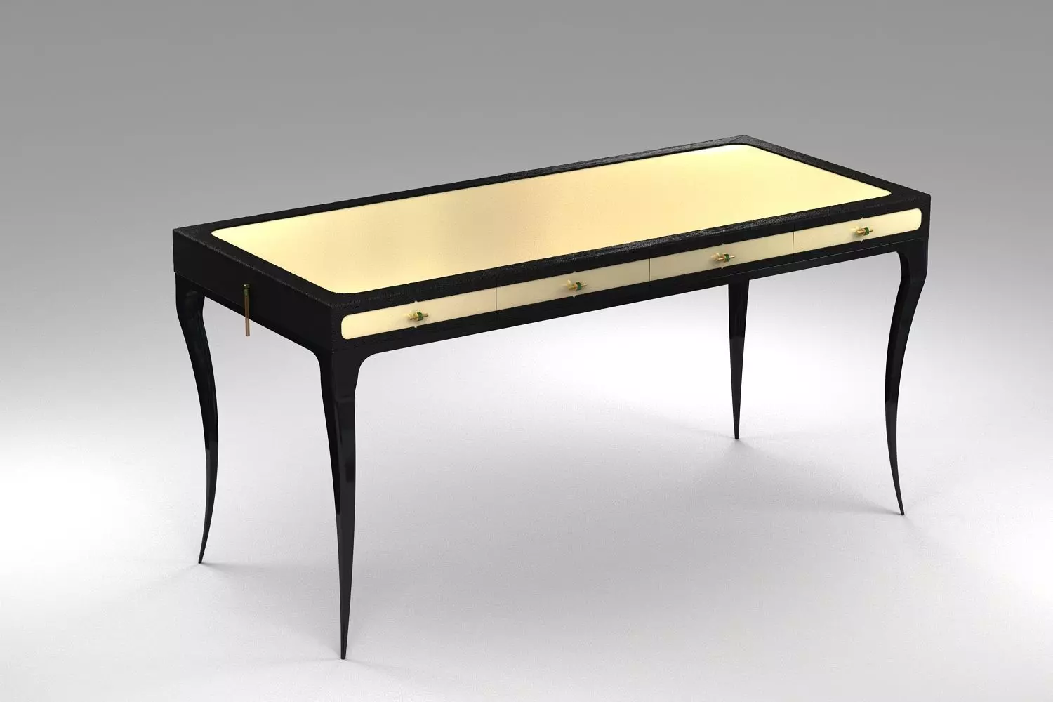 Exotica Desk - bykoket style 3D model_0