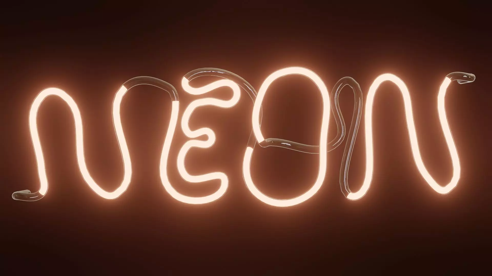 Quick Neon Generator for Blender Free low-poly 3D model