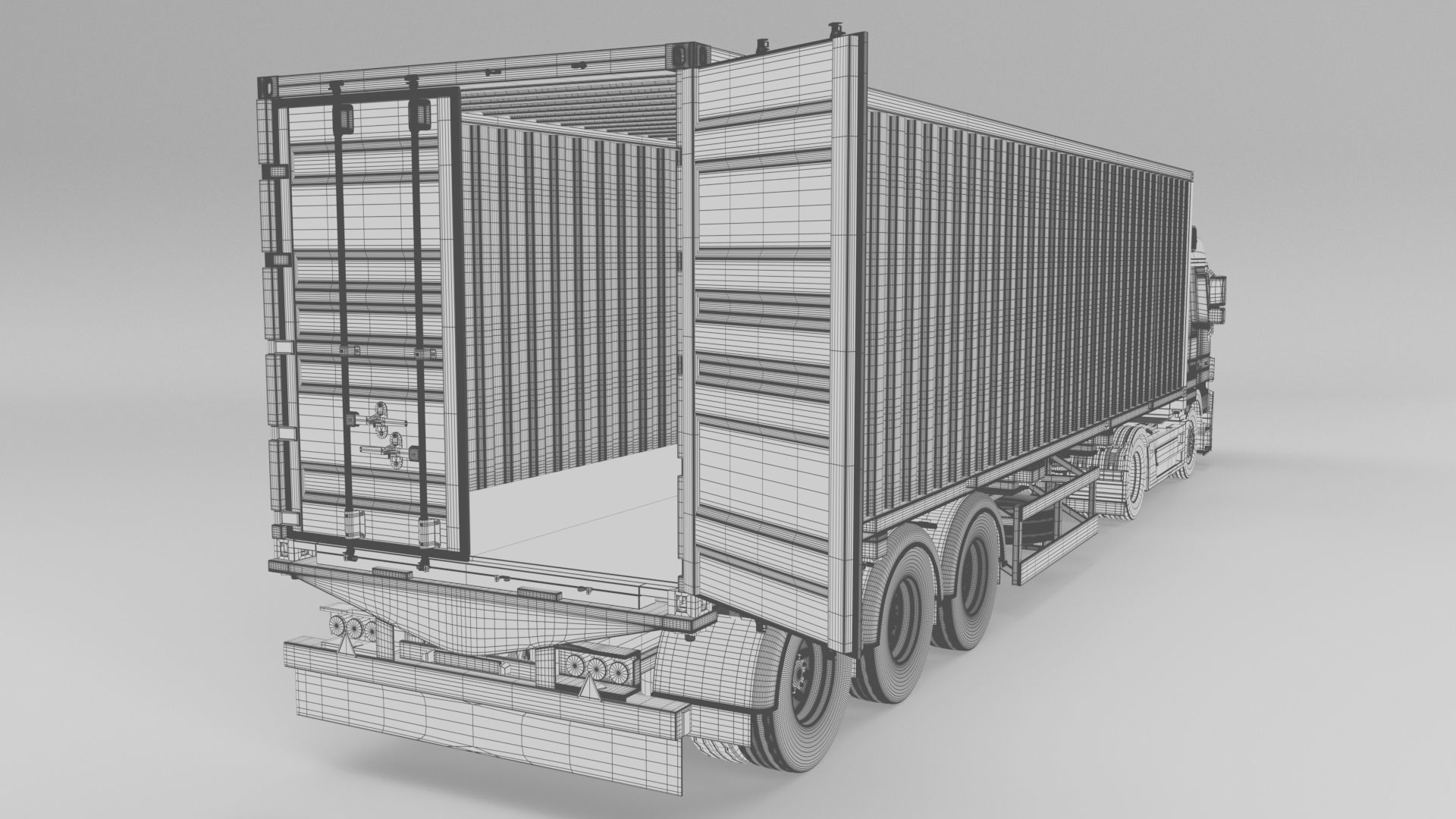 MERCEDES-BENZ-Actros-1860 Add Container 3D model_14