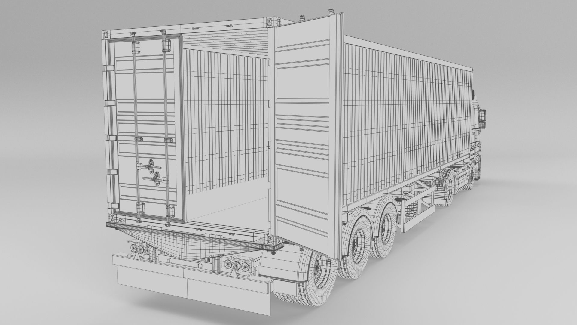 MERCEDES-BENZ-Actros-1860 Add Container 3D model_13