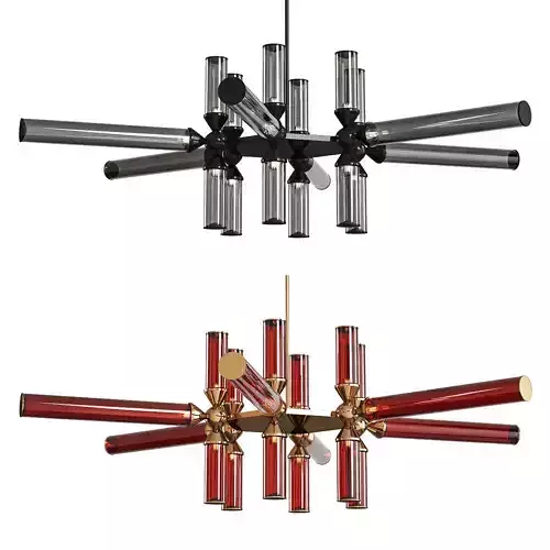 Designer ceiling lamp castle