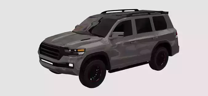 Generic SUV  Low-poly 3D model