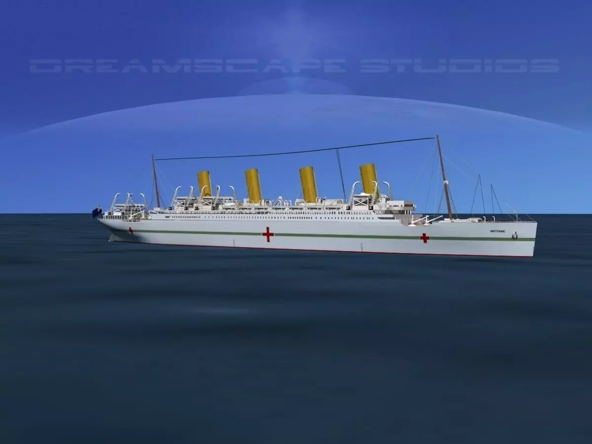 HMHS Britannic 3D model