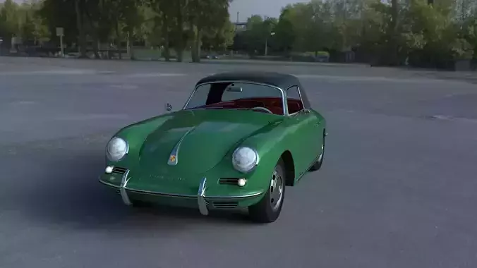 Porsche 356 Cabriolet HDRI