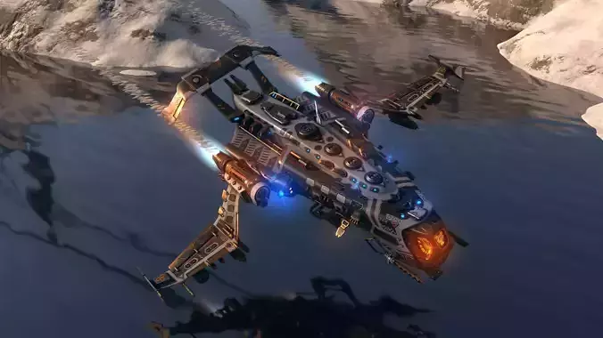 Spacecraft 04 Modular Pack 3D model