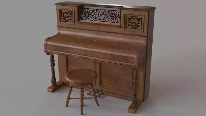 Antique Piano