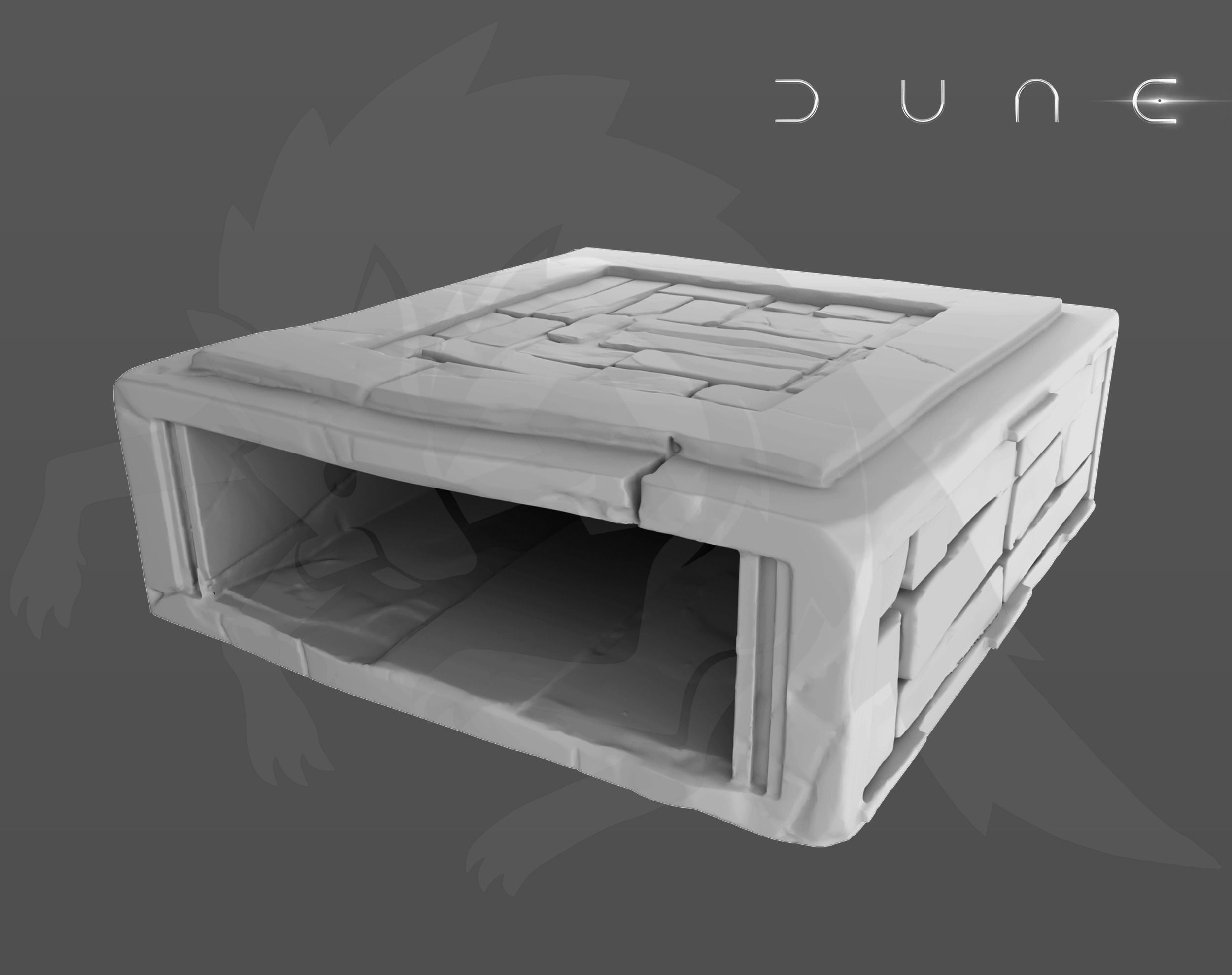 DUNE MOVIE 2021 BOX OF PAIN 3D MODEL FOR COSPLAY 3D print model_1