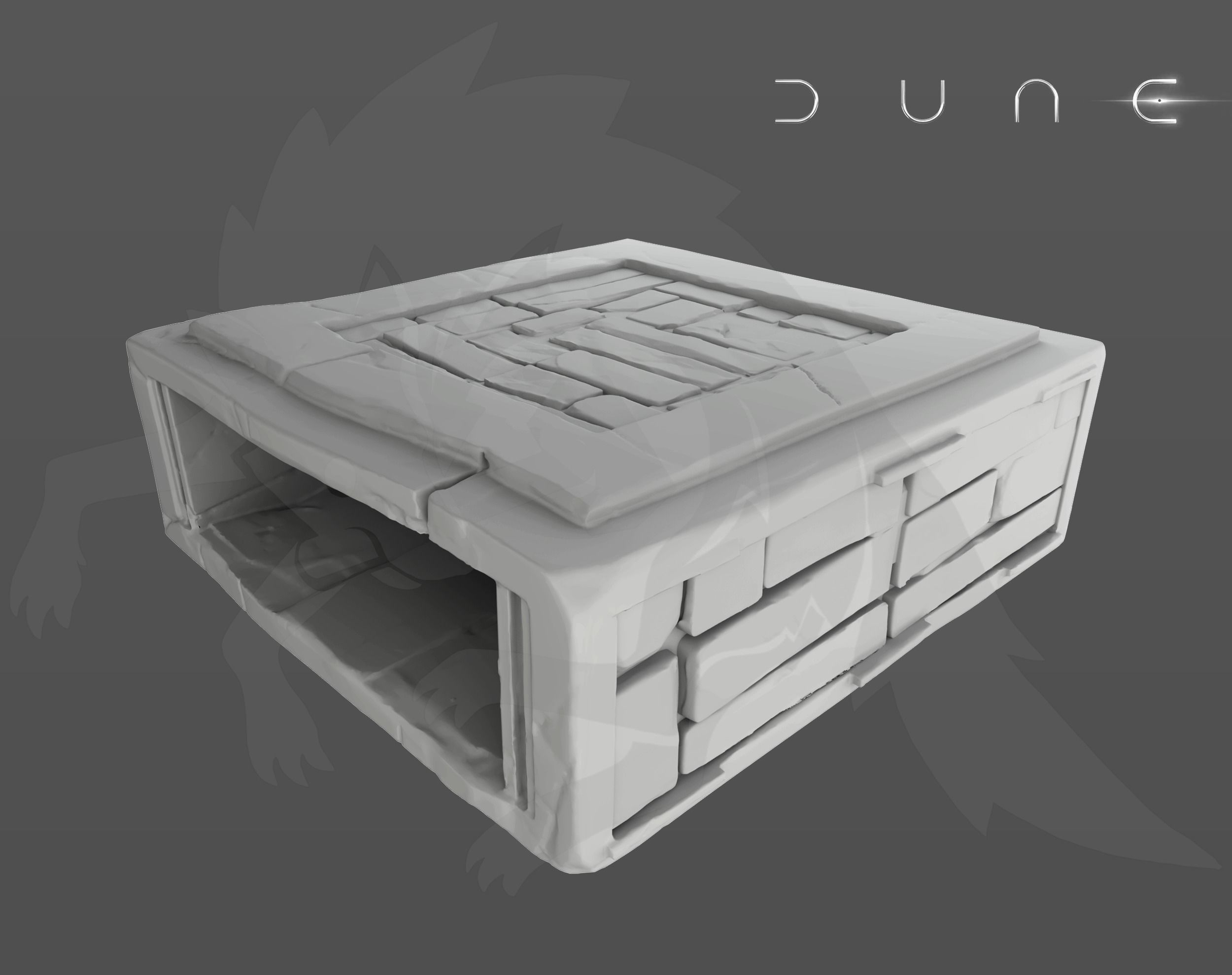 DUNE MOVIE 2021 BOX OF PAIN 3D MODEL FOR COSPLAY 3D print model_3