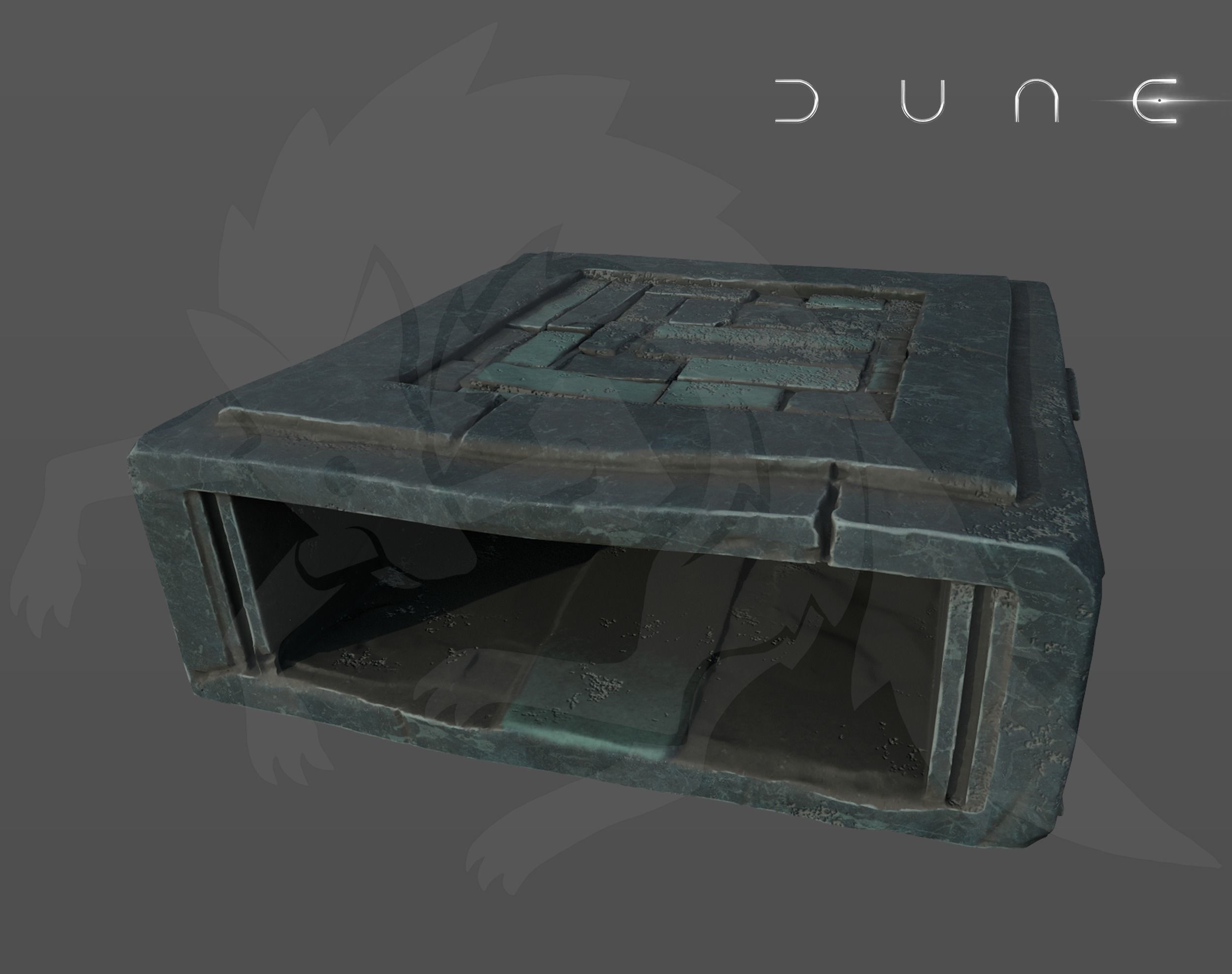 DUNE MOVIE 2021 BOX OF PAIN 3D MODEL FOR COSPLAY 3D print model_2