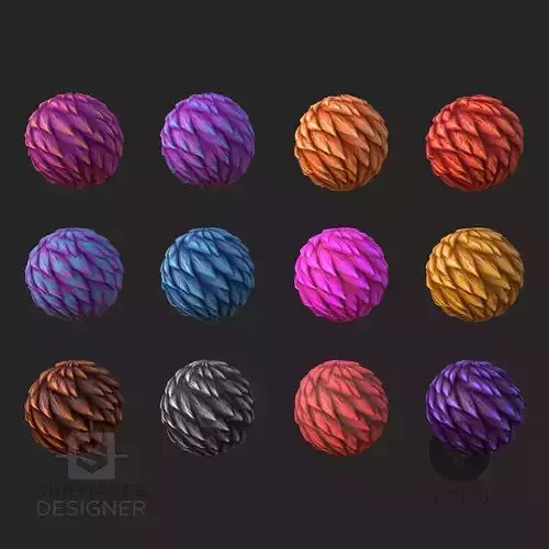 Stylized Fur Material Pack 2K