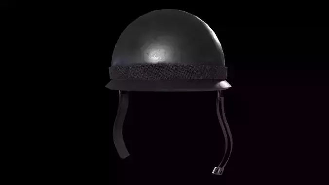 2WW2Trailer Empty PBR Low-poly 3D model Low-poly 3D model