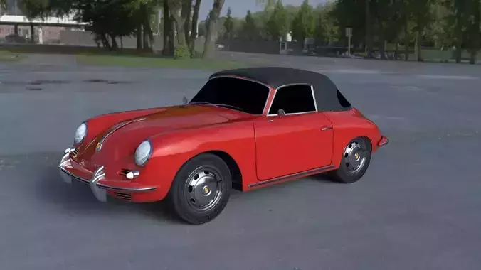 Porsche 356 Cabrio HDRI