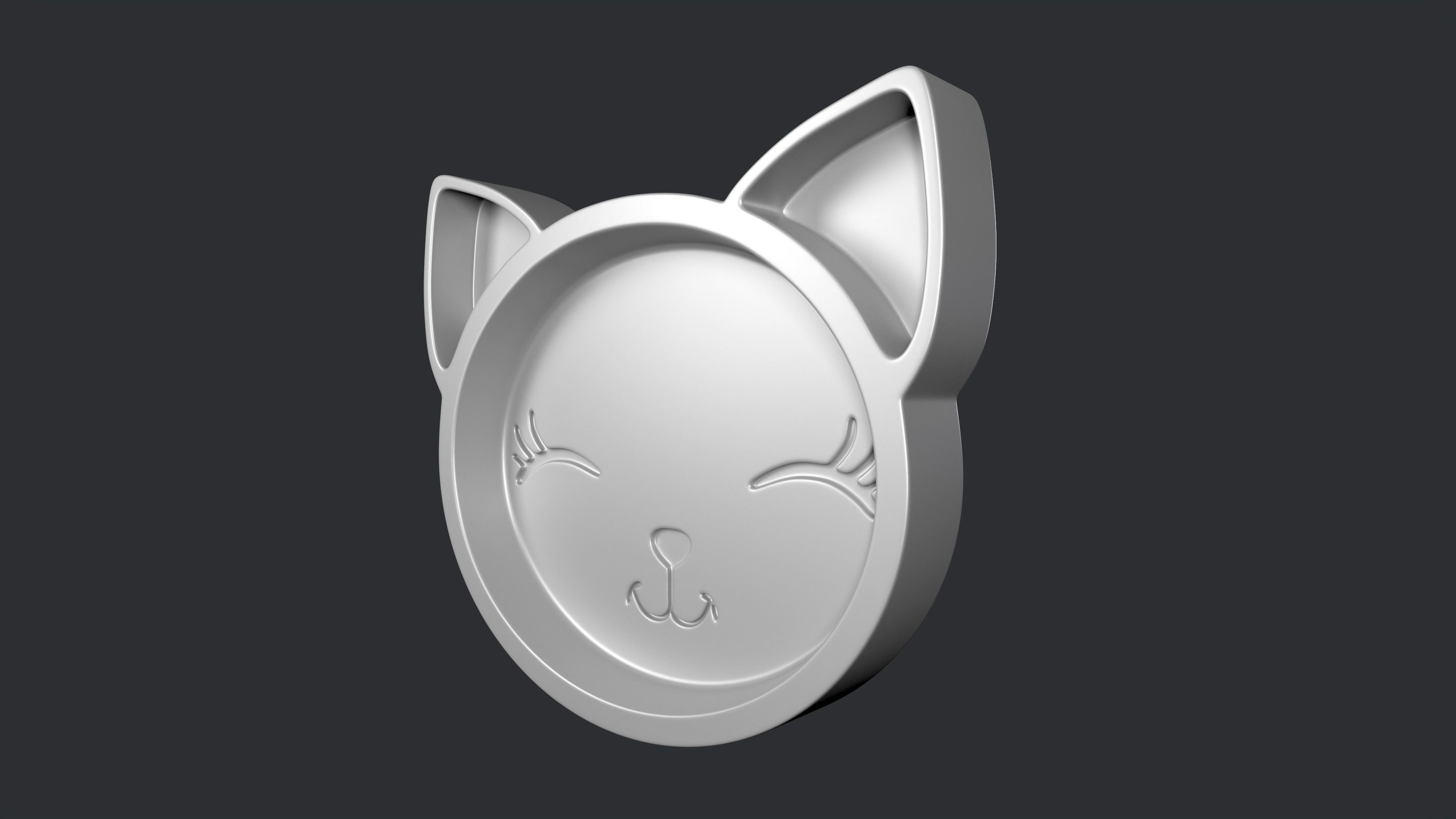 Cat Tray STL models for CNC and 3D printing 3D print model_3
