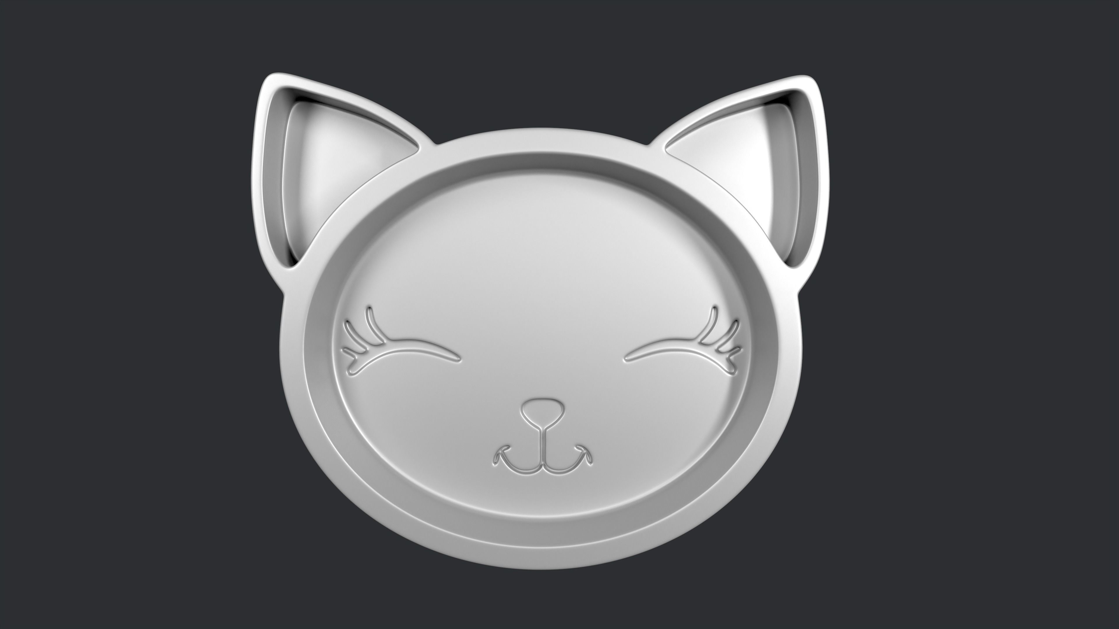 Cat Tray STL models for CNC and 3D printing 3D print model_2