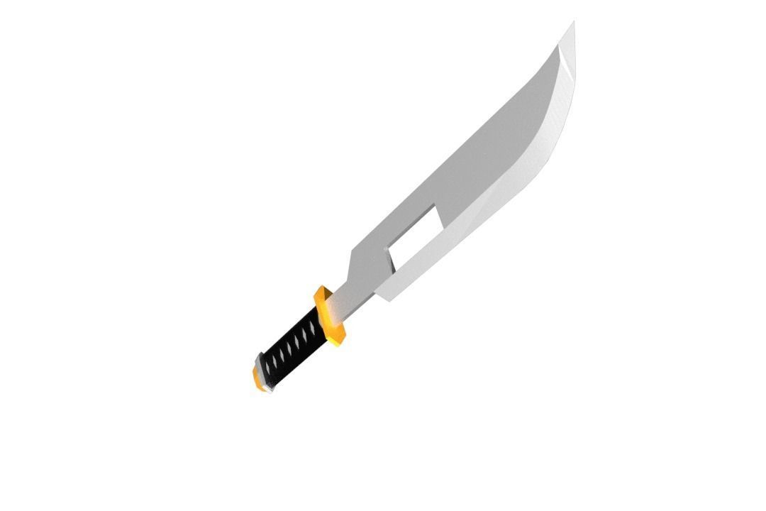 Mandalorian Beskad Sword 3D print model_3