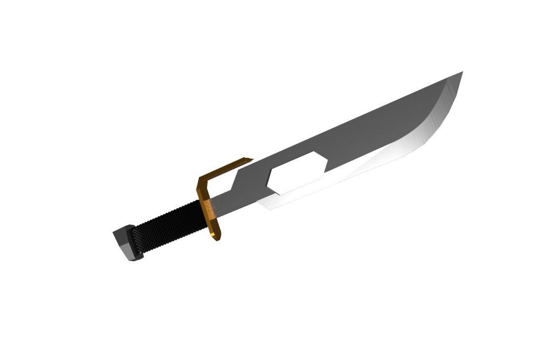 Mandalorian Beskad Sword 3D print model_5