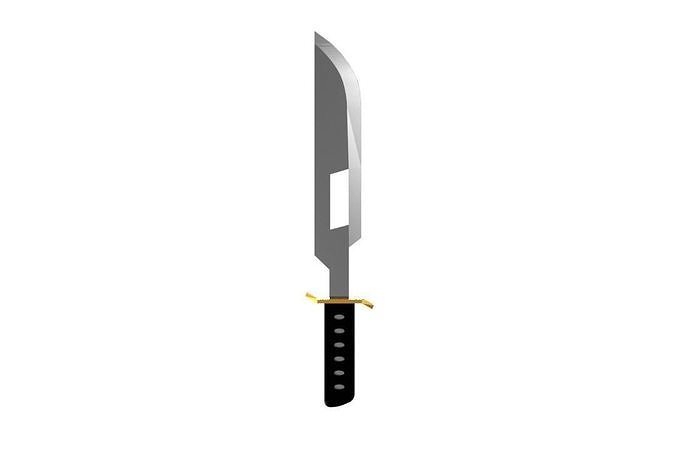 Mandalorian Beskad Sword 3D print model