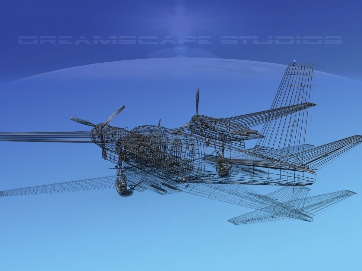 Rockwell Aero Commander 560 V04 3D model_12