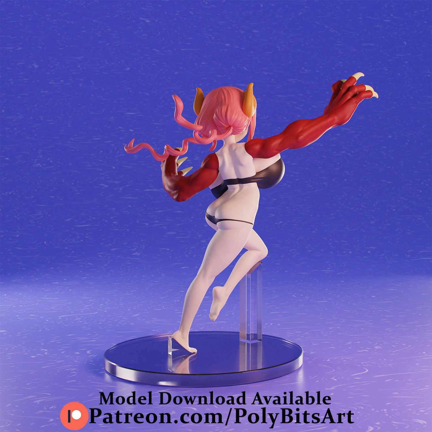 Kobayashi Dragon Maid Iruru 3D print model_8