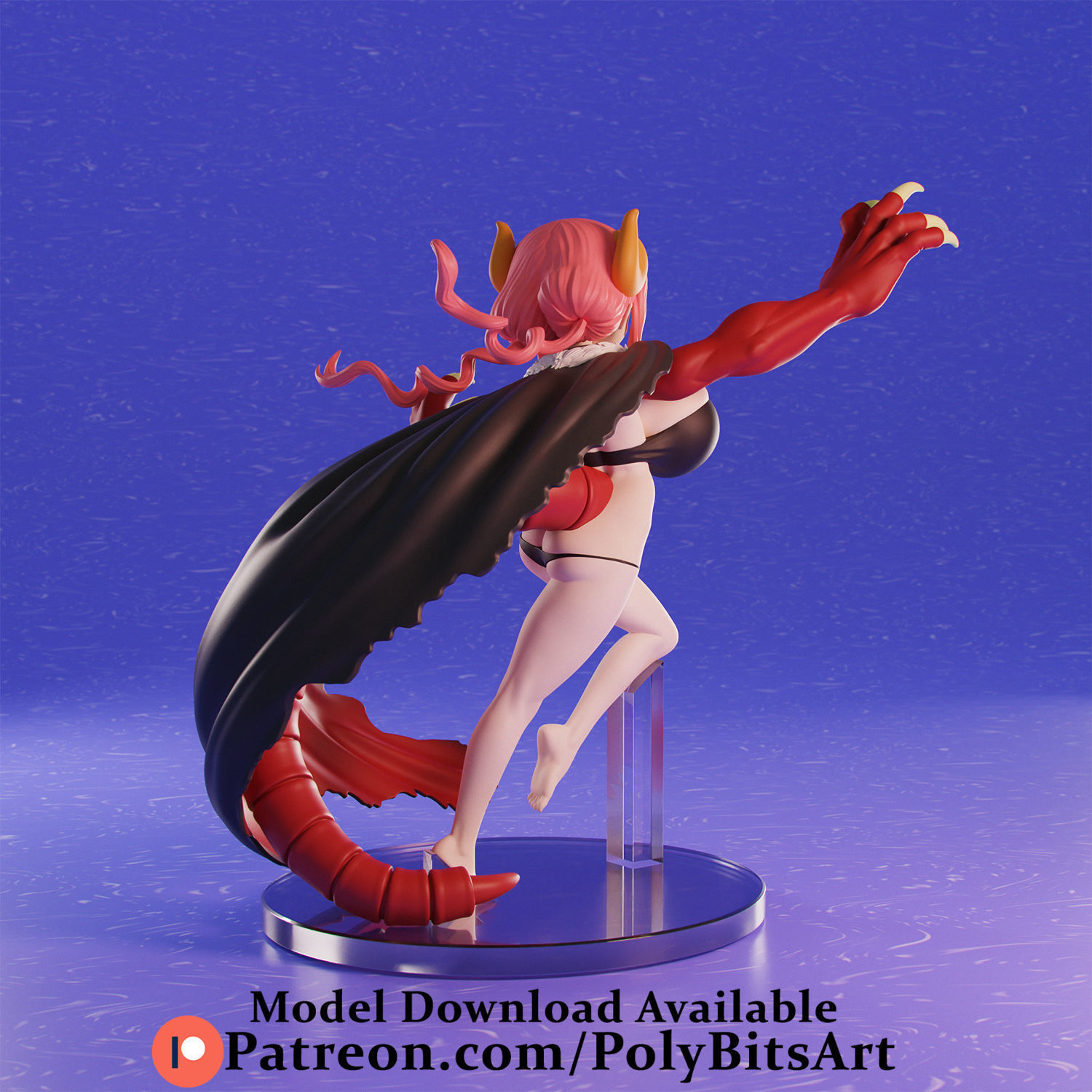 Kobayashi Dragon Maid Iruru 3D print model_4