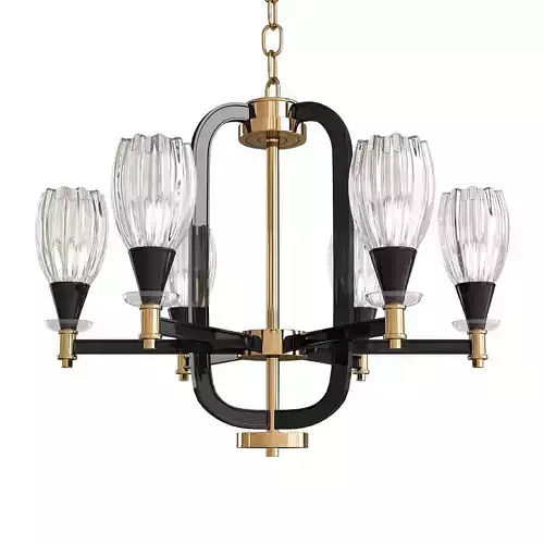 Chandelier Luminaire Low-poly 3D model