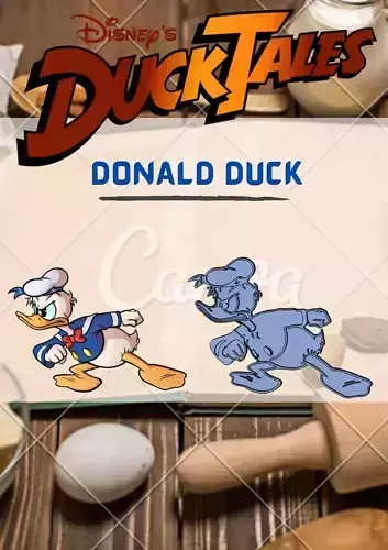 Wonderful Duck Tales Character Donald Duck Cookie Cutter