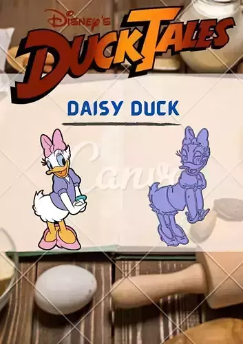 Wonderful Duck Tales Character Donald Daisy Duck Cookie Cutter 