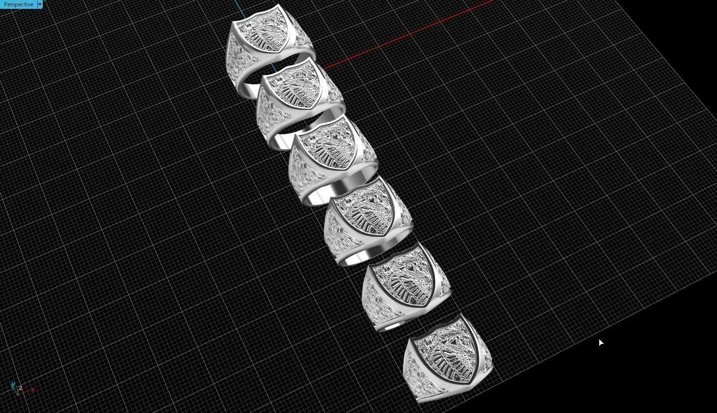 Ring snake 3D print model_14