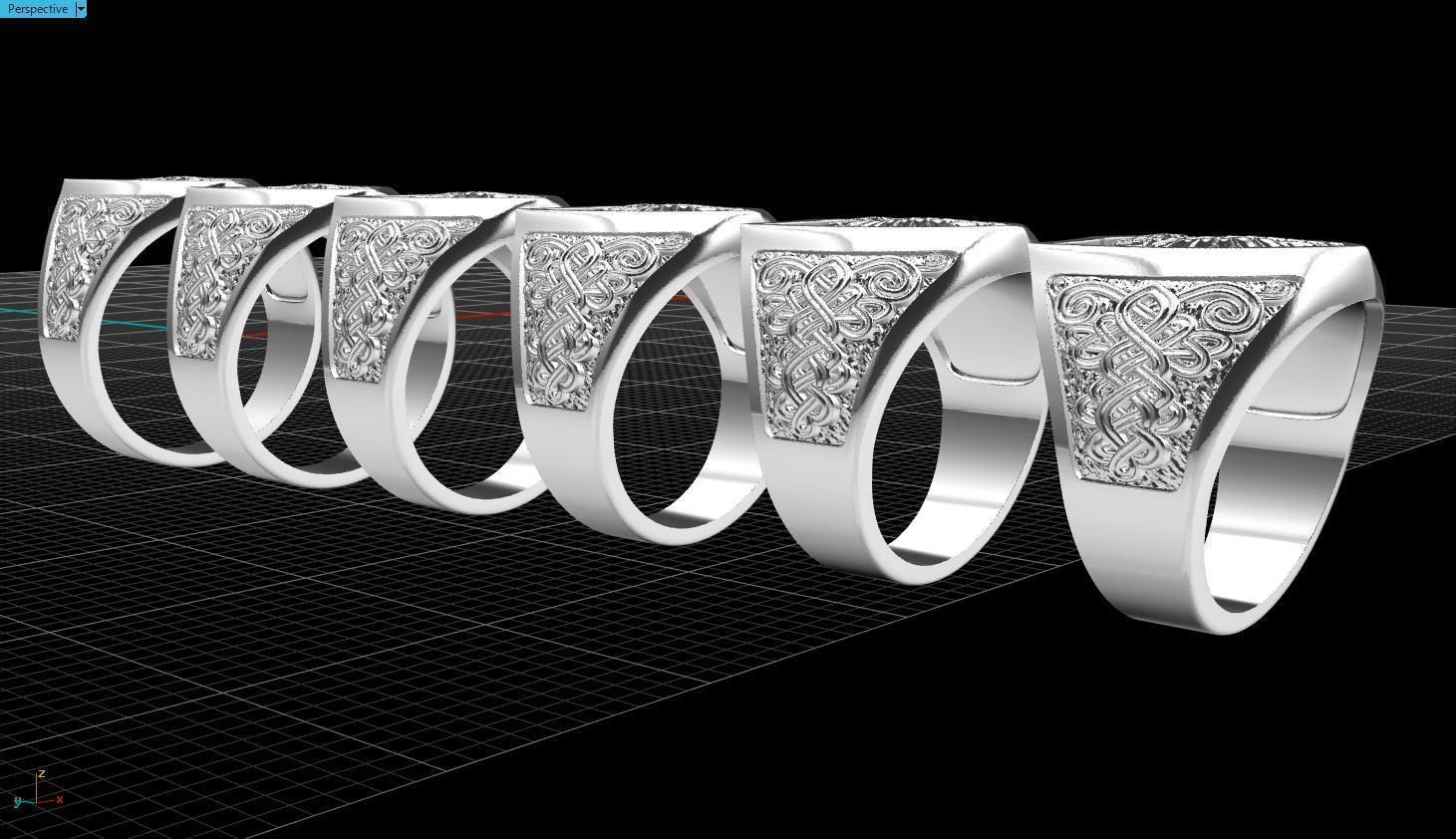 Ring snake 3D print model_17