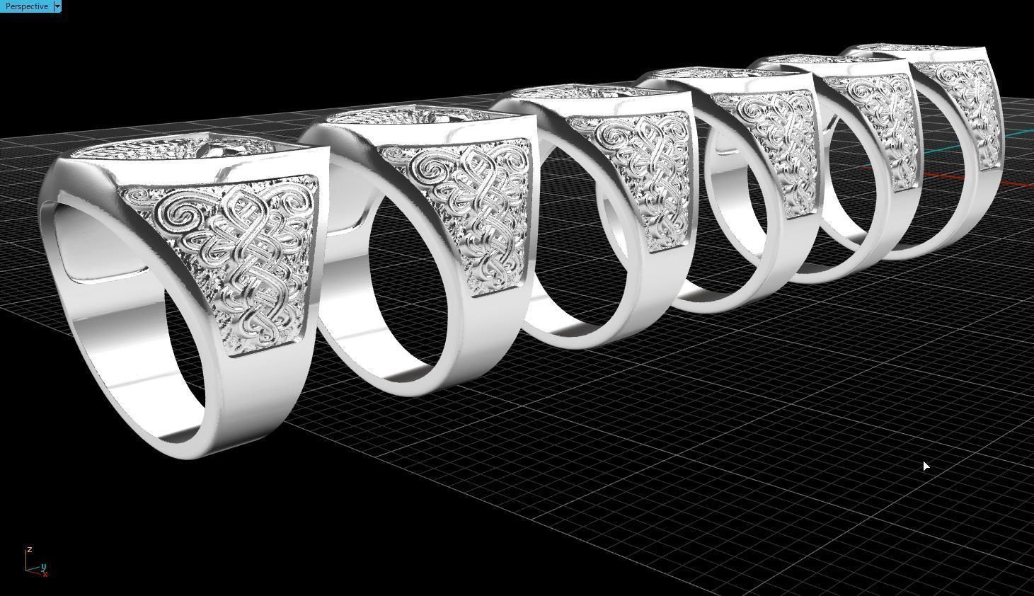 Ring snake 3D print model_15