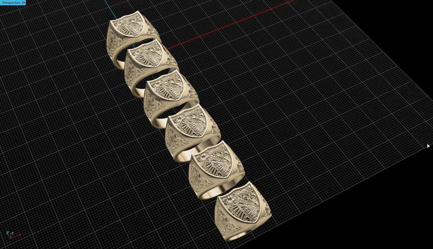 Ring snake 3D print model_7