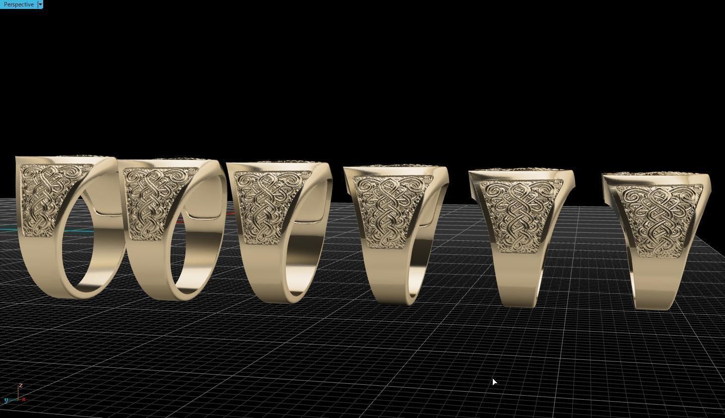 Ring snake 3D print model_8