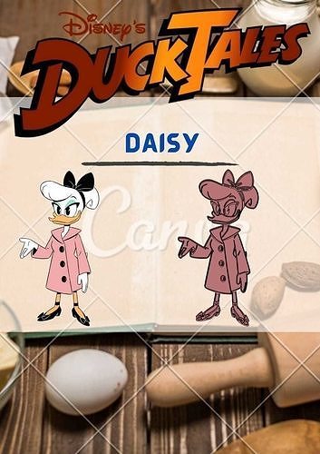 Wonderful Duck Tales Character Donald Daisy Duck Cookie Cutter 3D model