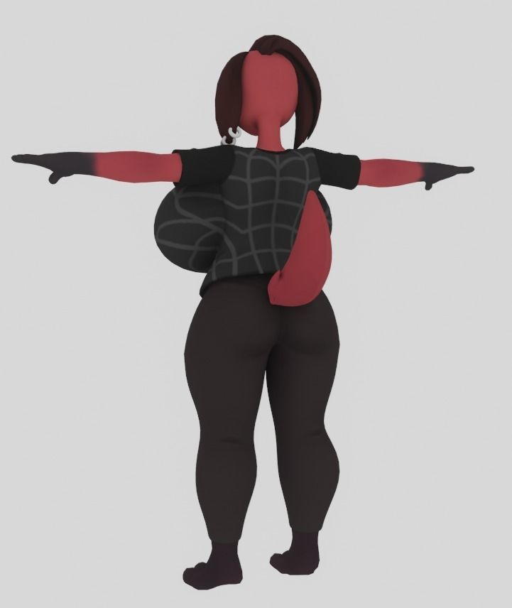 Cherry  Low-poly 3D model_3