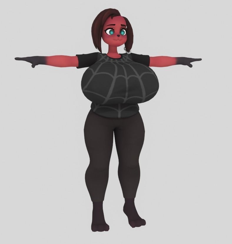 Cherry  Low-poly 3D model_4