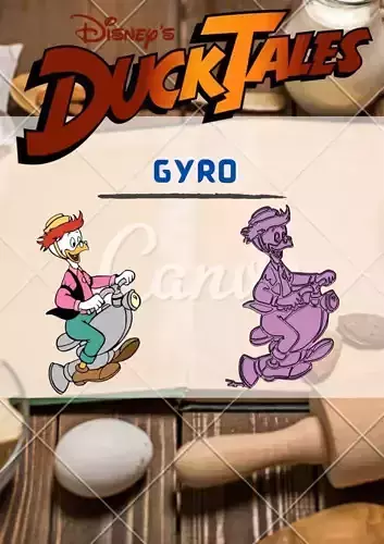 Wonderful Duck Tales Character Gyro Gearloose Cookie Cutter 3D model