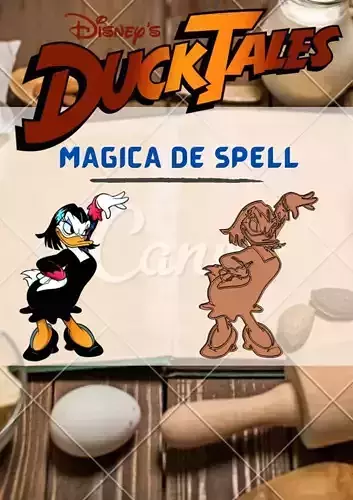 Wonderful Duck Tales Character Magica de spell Cookie Cutter 3D model