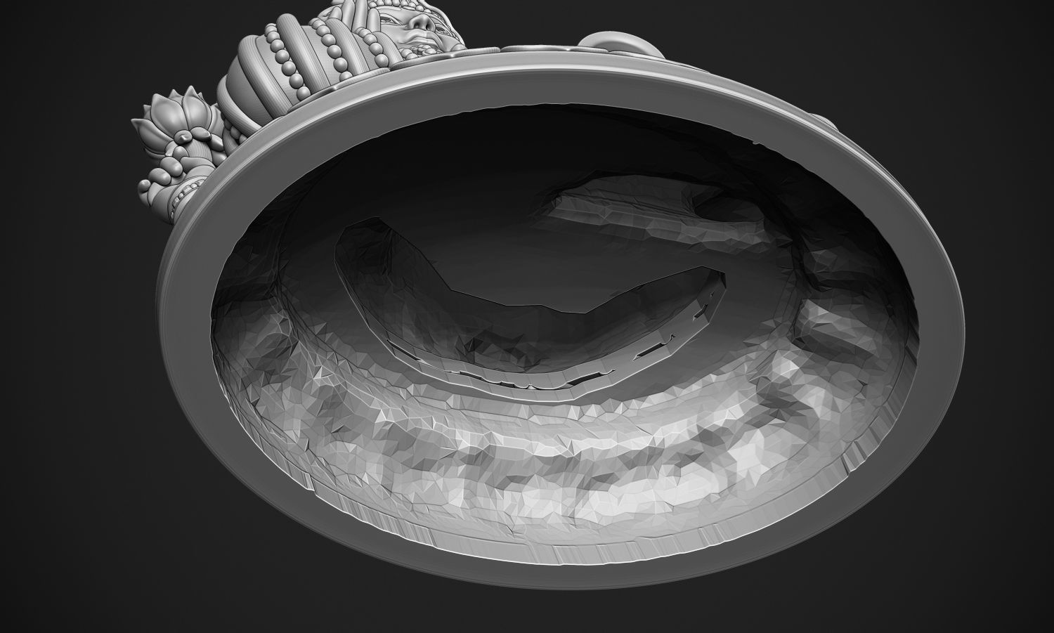 Laxmi Jee idol 3D print model_13