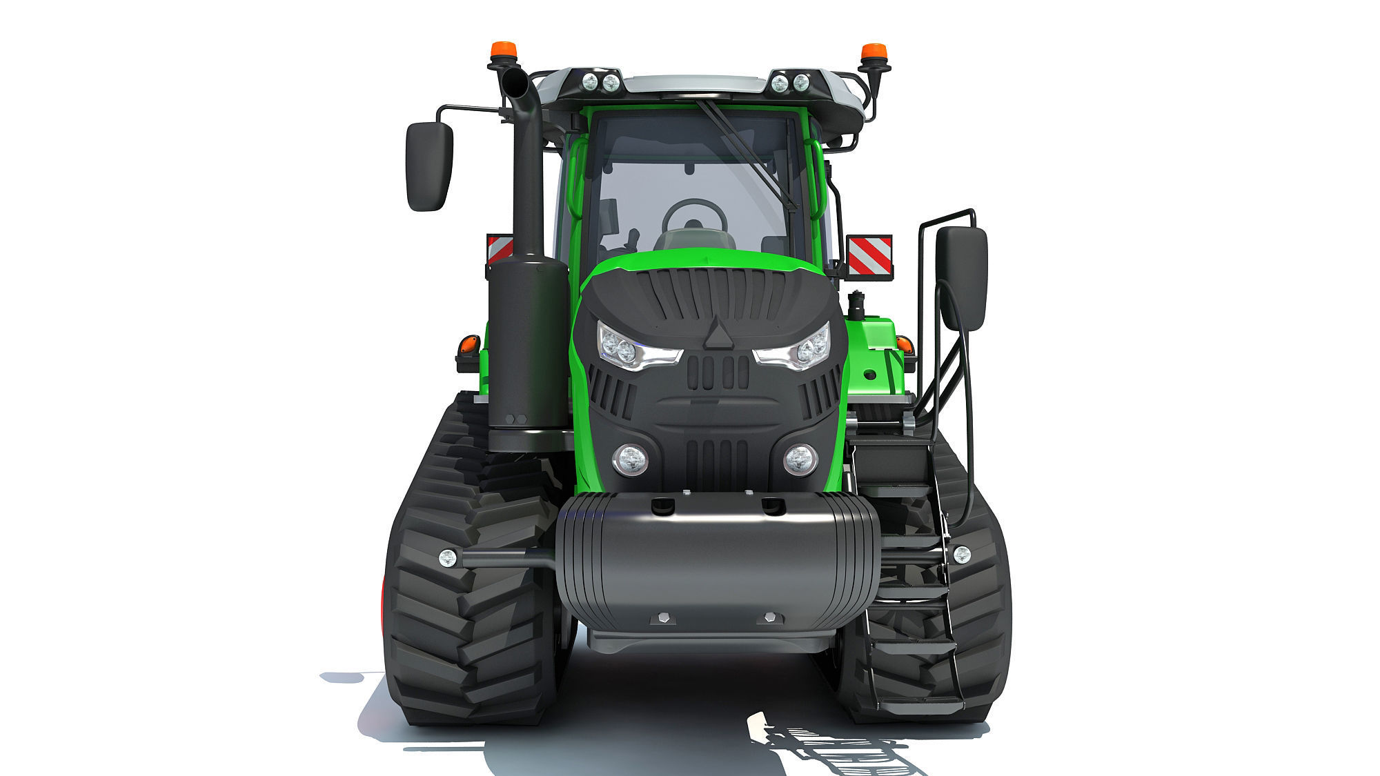 Two Track Tractor 3D model_12