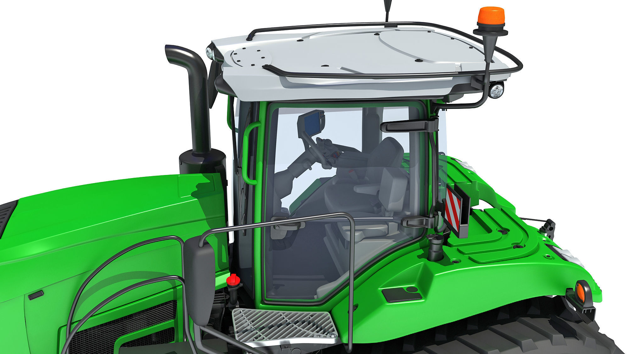 Two Track Tractor 3D model_14